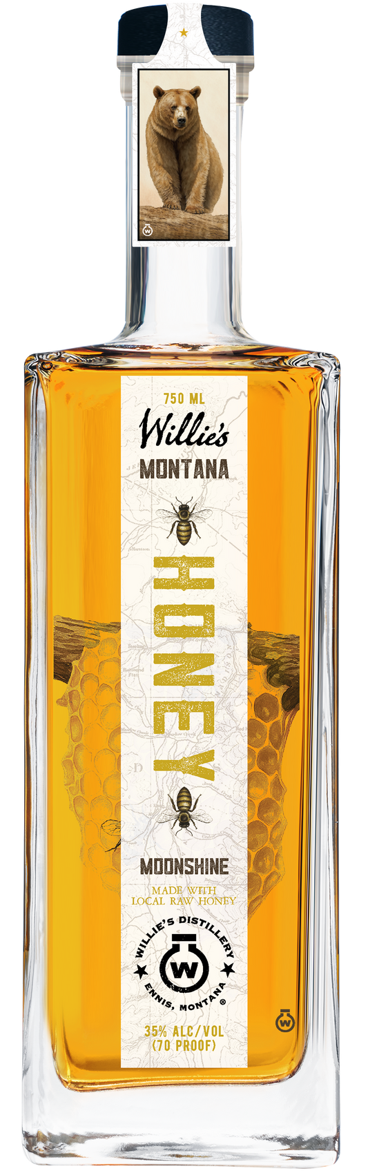 Willie's Montana Honey Moonshine