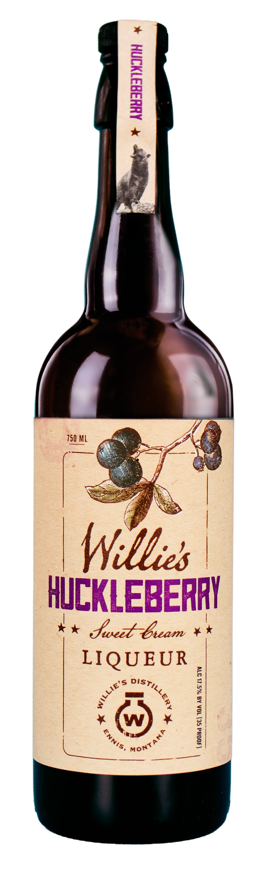Willie's Huckleberry Cream Liqueur