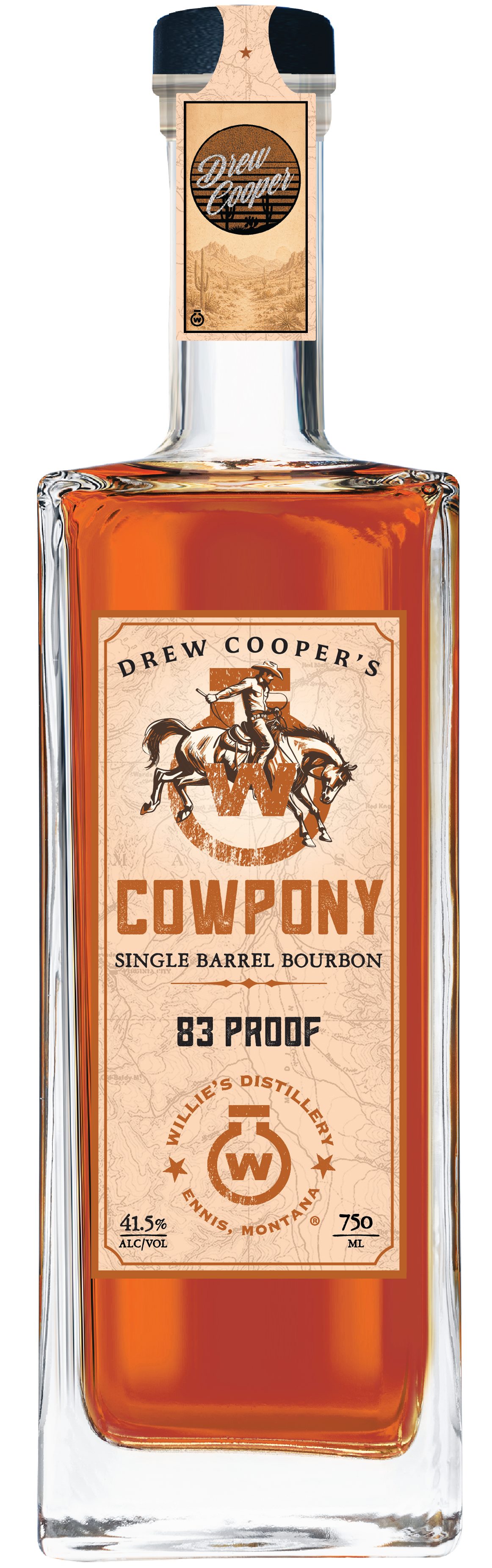 Drew Cooper CowPony Single Barrel Bourbon