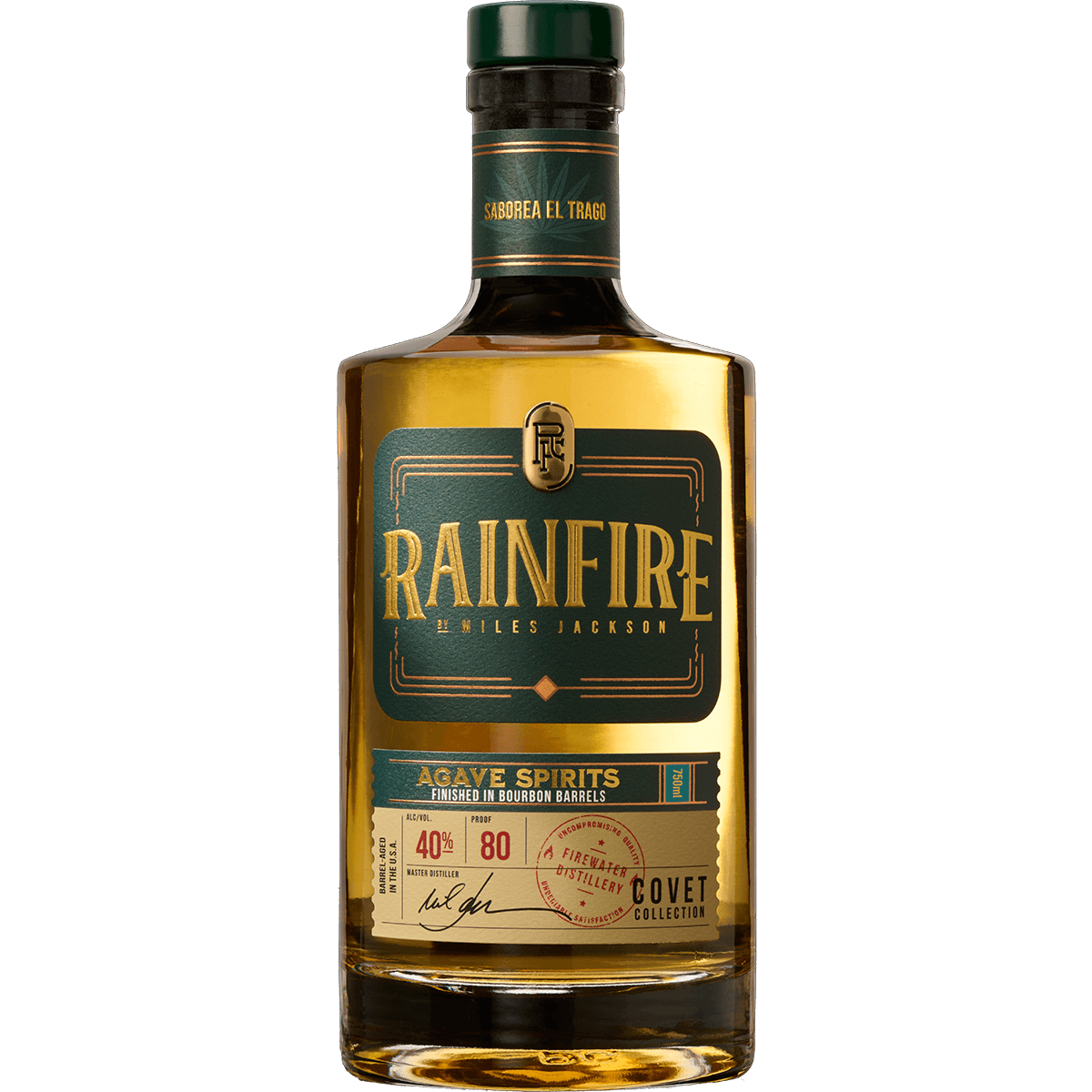 Rainfire Agave Spirits Finished in Bourbon Barrels